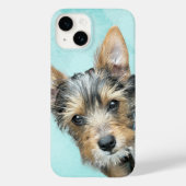 アクアウォーターカラーIphoneカバーと犬の画像 Case-Mate iPhoneケース (裏面)