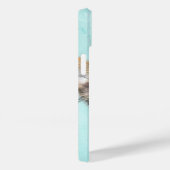 アクアウォーターカラーIphoneカバーと犬の画像 Case-Mate iPhoneケース (裏面 / 右)