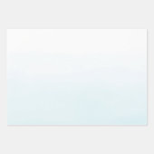 アクアウォーターグラデーション色 ラッピングペーパーシート (正面3)