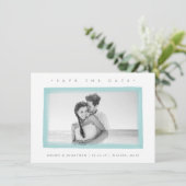 アクアウォーター縁ど色 |写真の日付の保存 セーブザデート (スタンド正面)