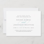 アクアウォーター縁ど色 |写真の日付の保存 セーブザデート (裏面)