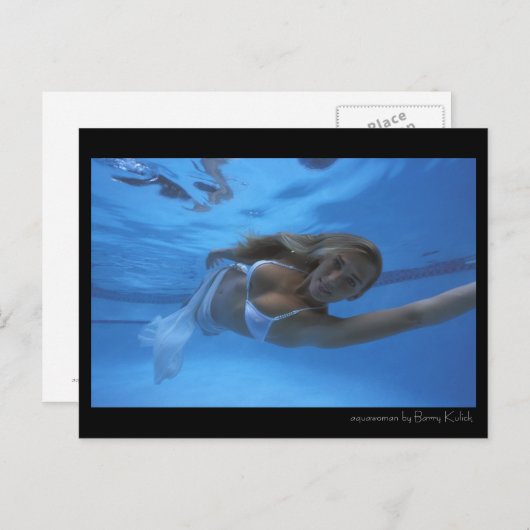 アクアウーマンバイBarry Kulick ポストカード (正面/裏面)