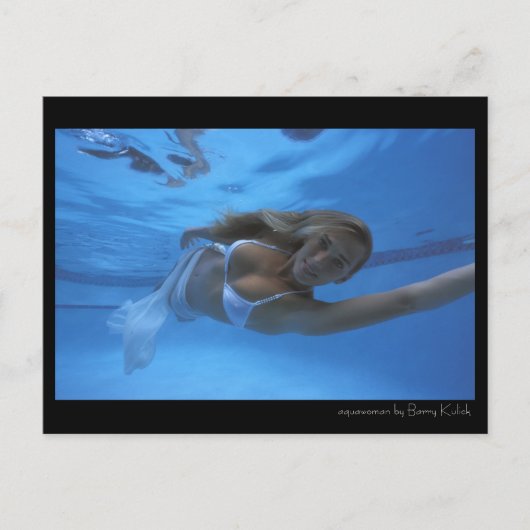 アクアウーマンバイBarry Kulick ポストカード (正面)