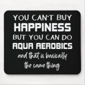 アクアエアロビクスはハピネスおもしろいウォーターエアロビクス マウスパッド (正面)