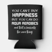 アクアエアロビクスはハピネスおもしろいウォーターエアロビクス 缶クーラー (裏面)