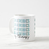 アクアエアロビクスは私のセラピーウォーターエアロビクスの贈り物 コーヒーマグカップ (正面左)