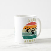 アクアエアロビクス コーヒーマグカップ (正面右)