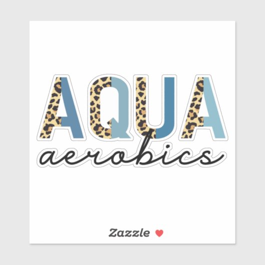 アクアエアロビックスチエタプリントウォーターエアロビクスギフト シール (シート)