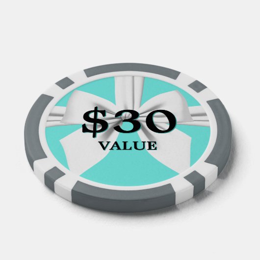 アクアエレガントなティファニーの誕生日トークン記念品 ポーカーチップ (シングル)