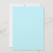 アクアエレガントアルチメフェンディセレモニーインディアン結婚ズ 招待状 (裏面)