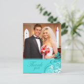 アクアエレガントスワ結婚ーズの感謝してい君のハグ ポストカード (スタンド正面)