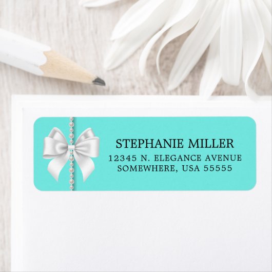 アクアエレガントチファンシーファニー差出人住所 ラベル (インサイチュ)