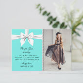 アクアエレガントティファニー真珠ファンシーパーティーありがとう サンキューカード (スタンド正面)