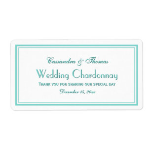 アクアエレガントフレーム2Hワインボトルラベル ラベル