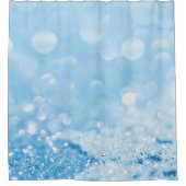 アクアエレガントブルーシャワーパターン（の模様が）あるカーテン シャワーカーテン (正面)