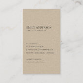 アクアエレガントブルーティール(緑がかった色)フェイク金ゴールド蓮フローラ 名刺 (裏面)