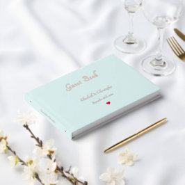 アクアエレガントブルーバラ金ゴールド結婚記念日 ゲストブック