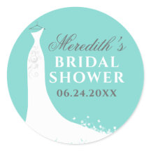 アクアエレガントブルー結婚ズガウンブライダルシャワー