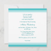 アクアエレガントブルー2012年卒業招待状 招待状 (裏面)