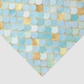 アクアエレガントホイルグラデーション&金ゴールドマーメイドはかりで測 薄葉紙 (詳細)