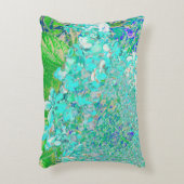 アクアエレガント&グリーンライムライトアジサイ詳細 アクセントクッション (正面(垂直))