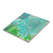 アクアエレガント&グリーンライムライトアジサイ詳細 タイル (側面)