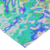 アクアエレガント&グリーンライムライトアジサイ詳細 テーブルクロス (アングル)