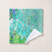 アクアエレガント&グリーンライムライトアジサイ詳細 バスタオルセット (ウォッシュタオル)