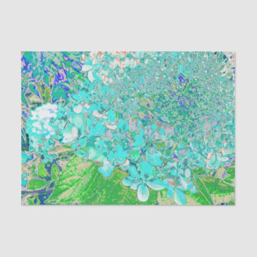 アクアエレガント&グリーンライムライトアジサイ詳細 薄葉紙 (正面)