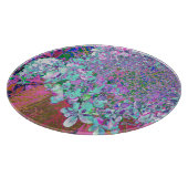 アクアエレガント&パープルライムライトアジサイ詳細 カッティングボード (角)