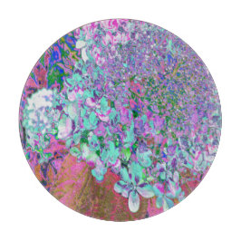 アクアエレガント&パープルライムライトアジサイ詳細 カッティングボード