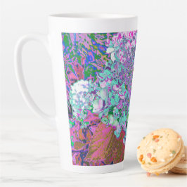 アクアエレガント&パープルライムライトアジサイ詳細 カフェラテマグ