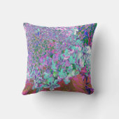 アクアエレガント&パープルライムライトアジサイ詳細 クッション (裏面)