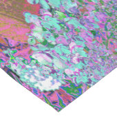 アクアエレガント&パープルライムライトアジサイ詳細 ショートテーブルランナー (コーナー)