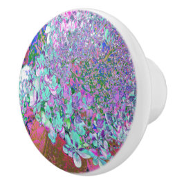 アクアエレガント&パープルライムライトアジサイ詳細 セラミックノブ