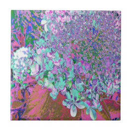 アクアエレガント&パープルライムライトアジサイ詳細 タイル