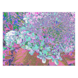 アクアエレガント&パープルライムライトアジサイ詳細 テーブルクロス