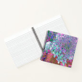 アクアエレガント&パープルライムライトアジサイ詳細 ノートブック (内部)