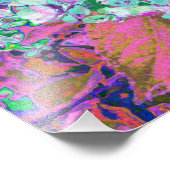 アクアエレガント&パープルライムライトアジサイ詳細 フォトプリント (角)