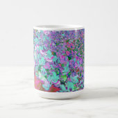 アクアエレガント&パープルライムライトアジサイ詳細 モーフィングマグカップ (中央)