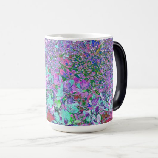 アクアエレガント&パープルライムライトアジサイ詳細 モーフィングマグカップ (正面右)