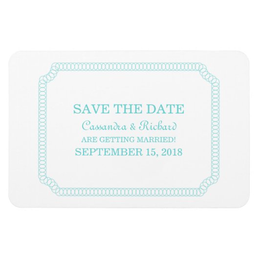 アクアエンサークルドチケット日付磁石を保存 マグネット (横)