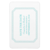 アクアエンサークルドチケット日付磁石を保存 マグネット (縦)