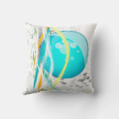 アクアオルブ抽象芸術アメリカンMoJo枕 クッション (裏面)