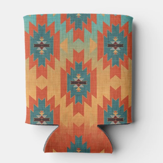 アクアオレンジサウグラデーションサウススタイルクーラーボックス 缶クーラー (裏面)