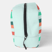 アクアオレンジストライプのパターモダンン ドップキット (右)