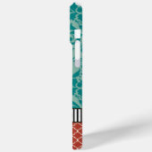 アクアオレンジターコイズモロッコイパーソナライズされたホン Case-Mate iPhoneケース (裏面 / 左)