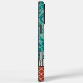 アクアオレンジターコイズモロッコイパーソナライズされたホン Case-Mate iPhoneケース (裏面 / 右)