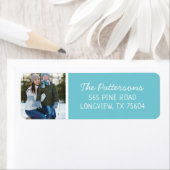 アクアカスタムフォトホリデー差出人住所 ラベル (インサイチュ)