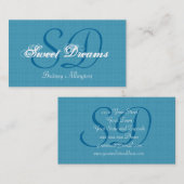 アクアカスタムモノグラムV04 名刺 (正面/裏面)